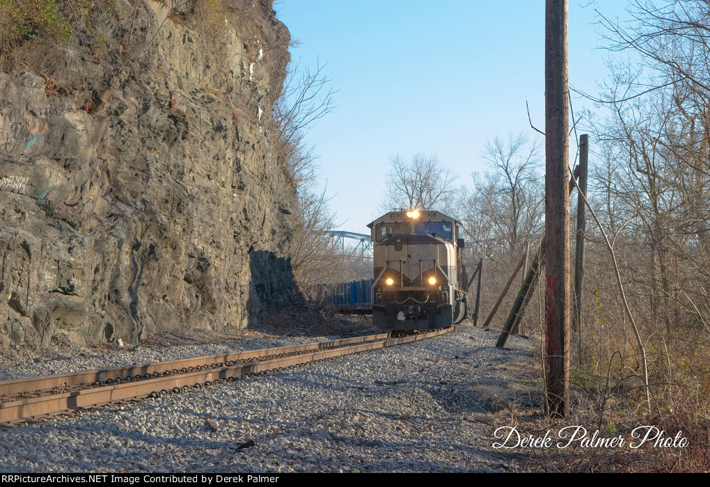 BNSF 9835 leads B709